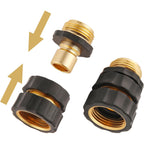 Bilal 6 Set Quick Connect Hose Fittings For Garden Hose Quick Connector | 3/4 Inch Ght Male And Female Attachment Quick Release Water Hose Adapter With Gasket