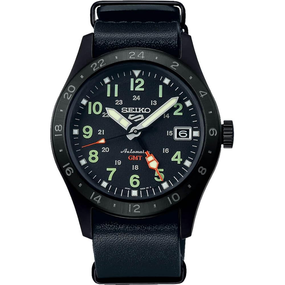 Seiko Men'S Ssk025 5 Sports Field Gmt Watch