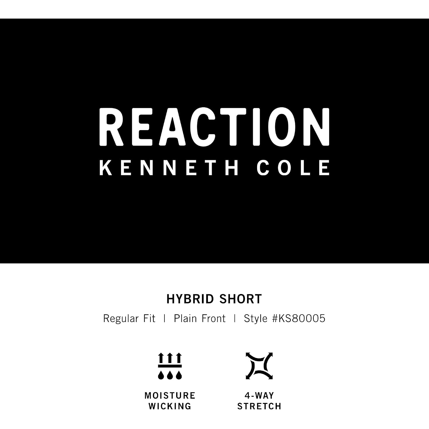 Kenneth Cole Mens Lightweight Hybrid Stretch Performance Shorts - 7 And 9 Inch Inseams