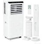 8,000 Btu Portable Air Conditioners, Portable Ac Unit For Basement & Bedroom, Remote & Auto Evaporation, 4-In-1 Cooling Unit, Floor Ac, Covers Rooms Up To 350 Sq.Ft, Sleep Mode, Remote Control