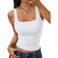 Womens Double Lined Tank Tops Crop Summer Fashion Clothing 2026