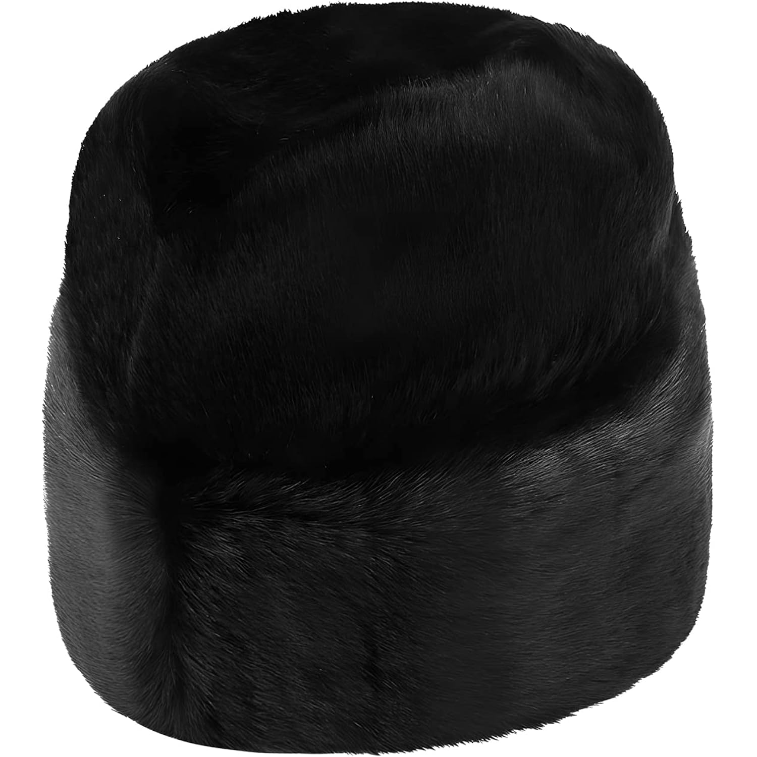 Winter Faux Fur Trapper Hat Men Women Russian Warm Ushanka Hat Windproof Furry Trooper Dad Hat Ski Snow Cap Outdoor Hunting