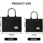 Canvas Tote Bag for Women Crossbody Work Purse with Pockets Top Handle Handbag Satchel Bags for Travel Nurse Teacher
