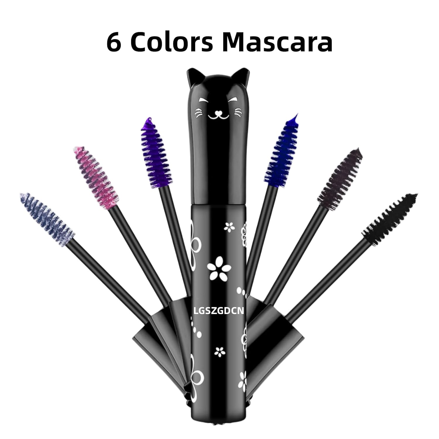 Purple Lashes Extensions mascara Eyes Makeup eyelash serum coloured Mascara Waterproof Fast Dry Eyelashes Curling Lengthening Party Stage Use