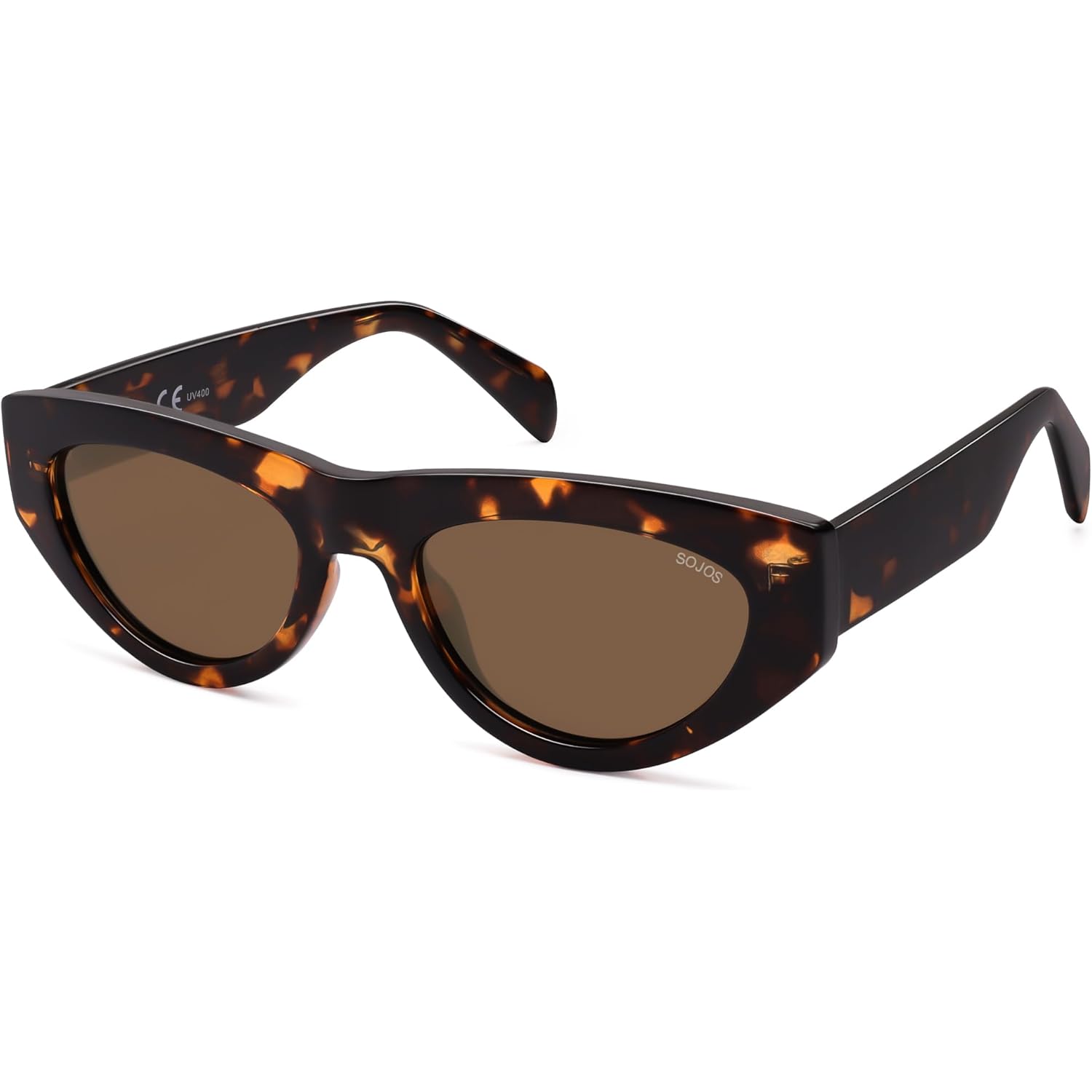 SOJOS Trendy Polarized Sunglasses Womens Retro Vintage 90s Cute Cat Eye Sun Glasses SJ2614
