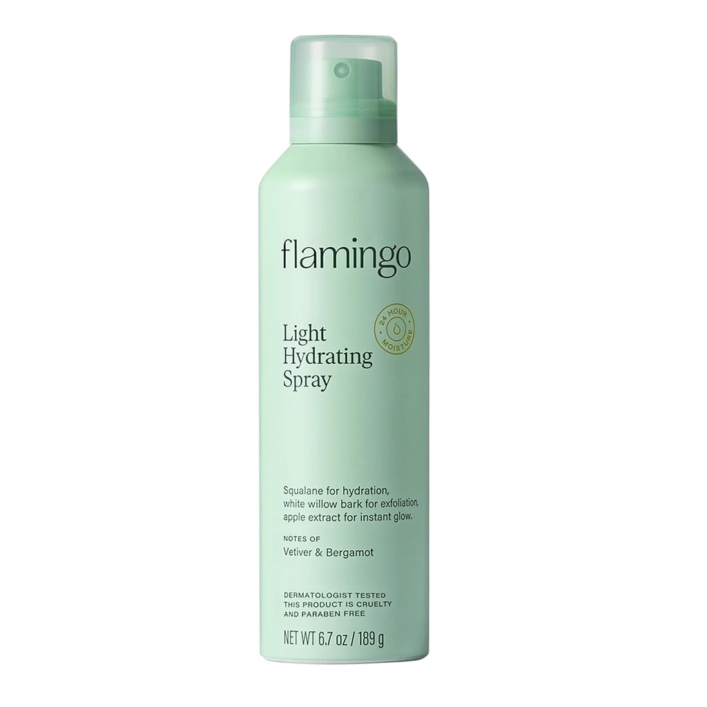 Flamingo Light Hydrating Spray For Women - 24 Hour Moisturizing Body Hydration - 6.7 Oz