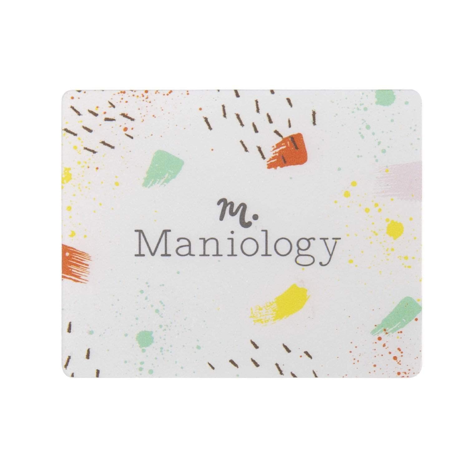 Maniology Ice Cube Clear Rectangular Stamper with Scraper Card | Essential Transparent Nail Stamping Tool for Precise Nail Art Stamp Design Transfer & Placement