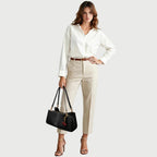 Shoulder Bag Medium Pu Leather Tote Bag For Women Trendy Designer Handbag With Cherry Pendant For Travel Work