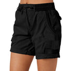 Womens Summer Shorts Relaxed Fit High Waist Casual 4 Pocketed 2026 Hiking Cargo Shorts Outdoor Outfits S-2XL