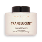 Revolution, Loose Baking Powder, Makeup Setting Powder, Long-Lasting Coverage, Mattifies & Reduces Shine, Translucent, 1.12 oz