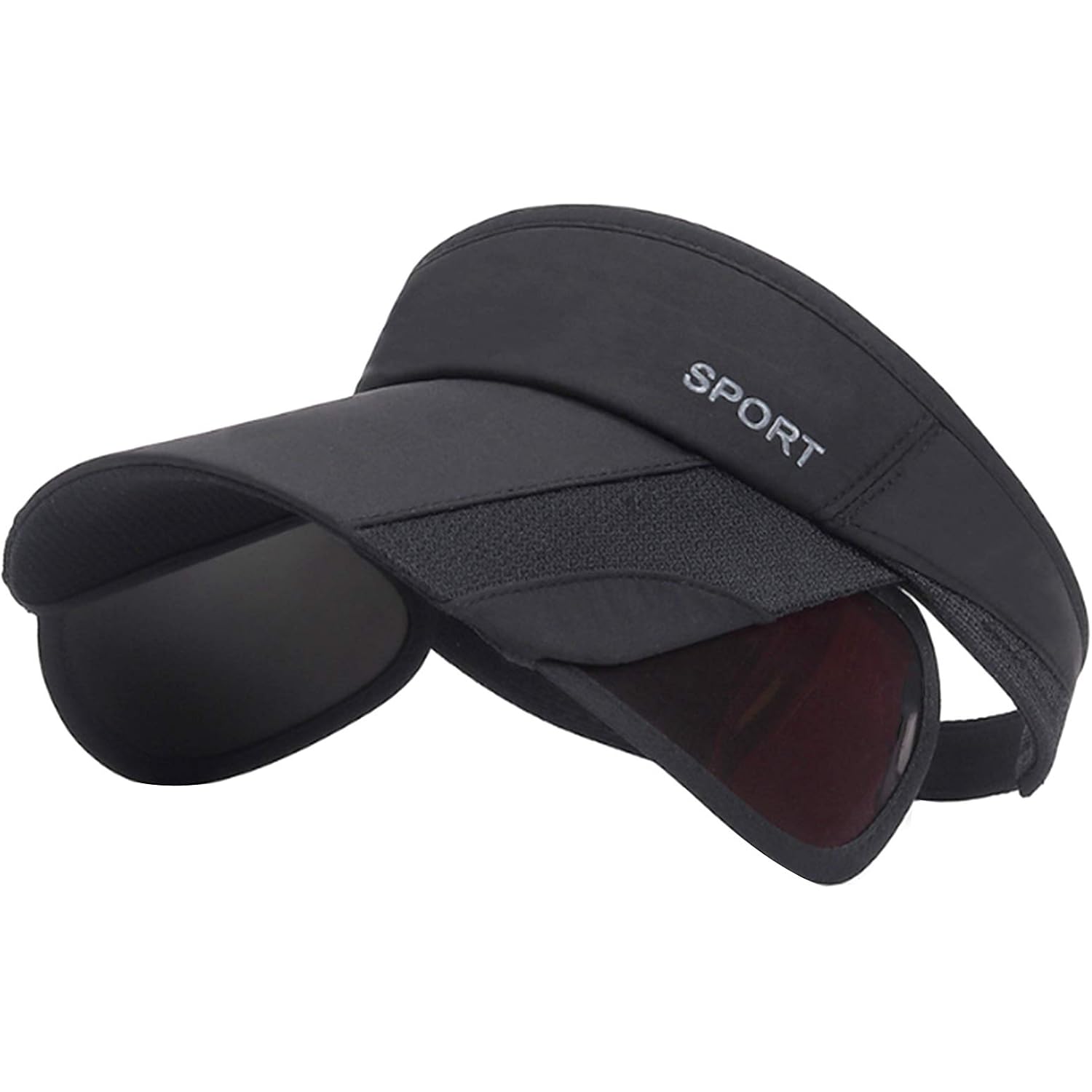 Summer Sun Visor Hat - Women Adjustable Golf Cap with Retractable Brim, UV Protection Beach/Tennis Sport Hat