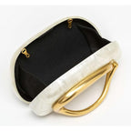Jusavie Evening Clutch Purses Women PU Leather Evening Handbags Crossbody Clutch Purse Trendy Decoration Shoulder Bag Wedding