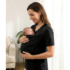 Mens Dad Shirts Baby Carrier Shirt Short Sleeve Skin To Skin New Dad Gifts T-Shirt With Pocket