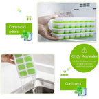 Ice Cube Trays, Silicone Easy-Release And Flexible 14-Ice Trays With Spill-Resistant Removable Lid, Bpa Free, Durable And Dishwasher Safe, 2 Pack