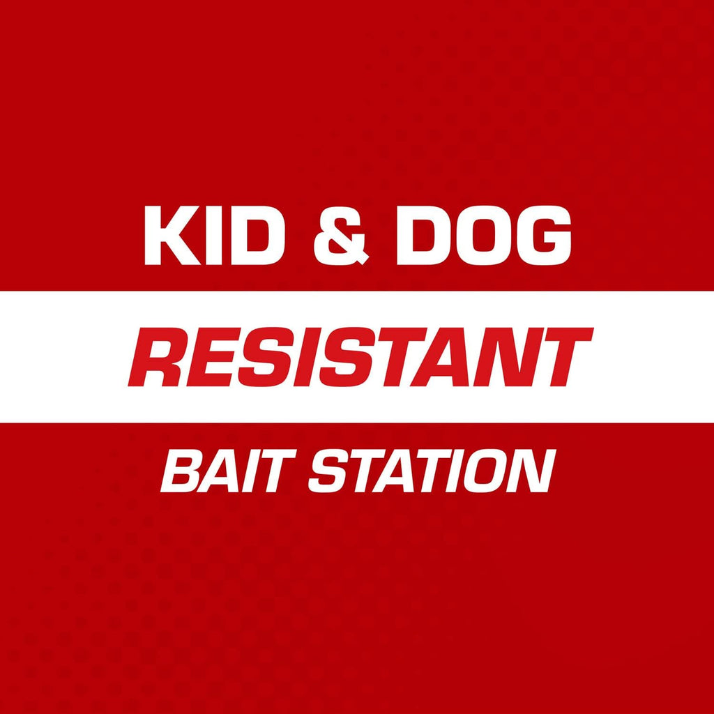 Tomcat Mouse Killer, Child & Dog Resistant, Refillable Station And 16 Baits | Weather-Resistant Indoor/Outdoor Bait Station With Clear Monitoring Lid, 1 Station And 16 Bait Blocks