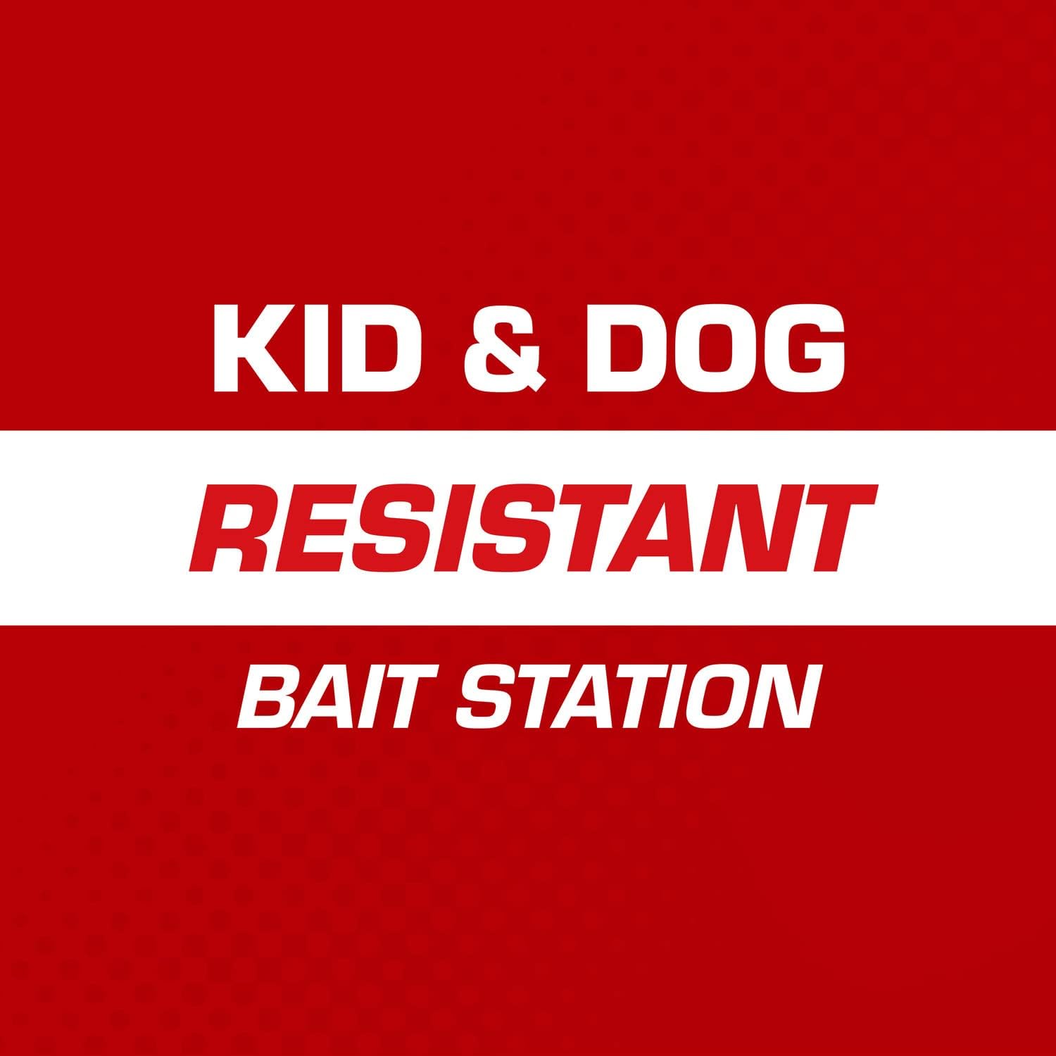 Tomcat Mouse Killer, Child & Dog Resistant, Refillable Station And 16 Baits | Weather-Resistant Indoor/Outdoor Bait Station With Clear Monitoring Lid, 1 Station And 16 Bait Blocks