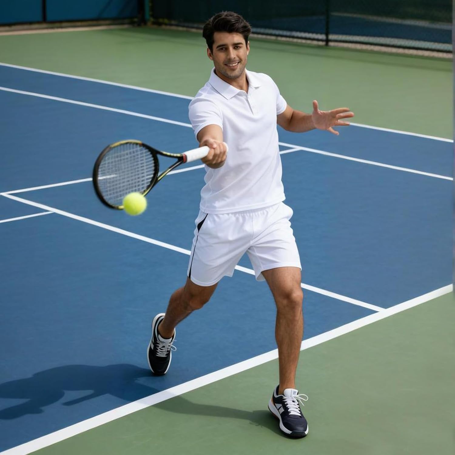 Men'S Polo Shirts Summer Short Sleeve Golf Shirt For Men 3 Button Collar T-Shirt Dry Fit Casual Work Athletic Tee Shirts
