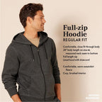 Amazon Essentials Men'S Full-Zip Fleece Hoodie Sweatshirt (Available In Big & Tall)