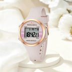 Bofan Waterproof Sports Women'S Digital Watch Chronograph Silicone Strap Watch