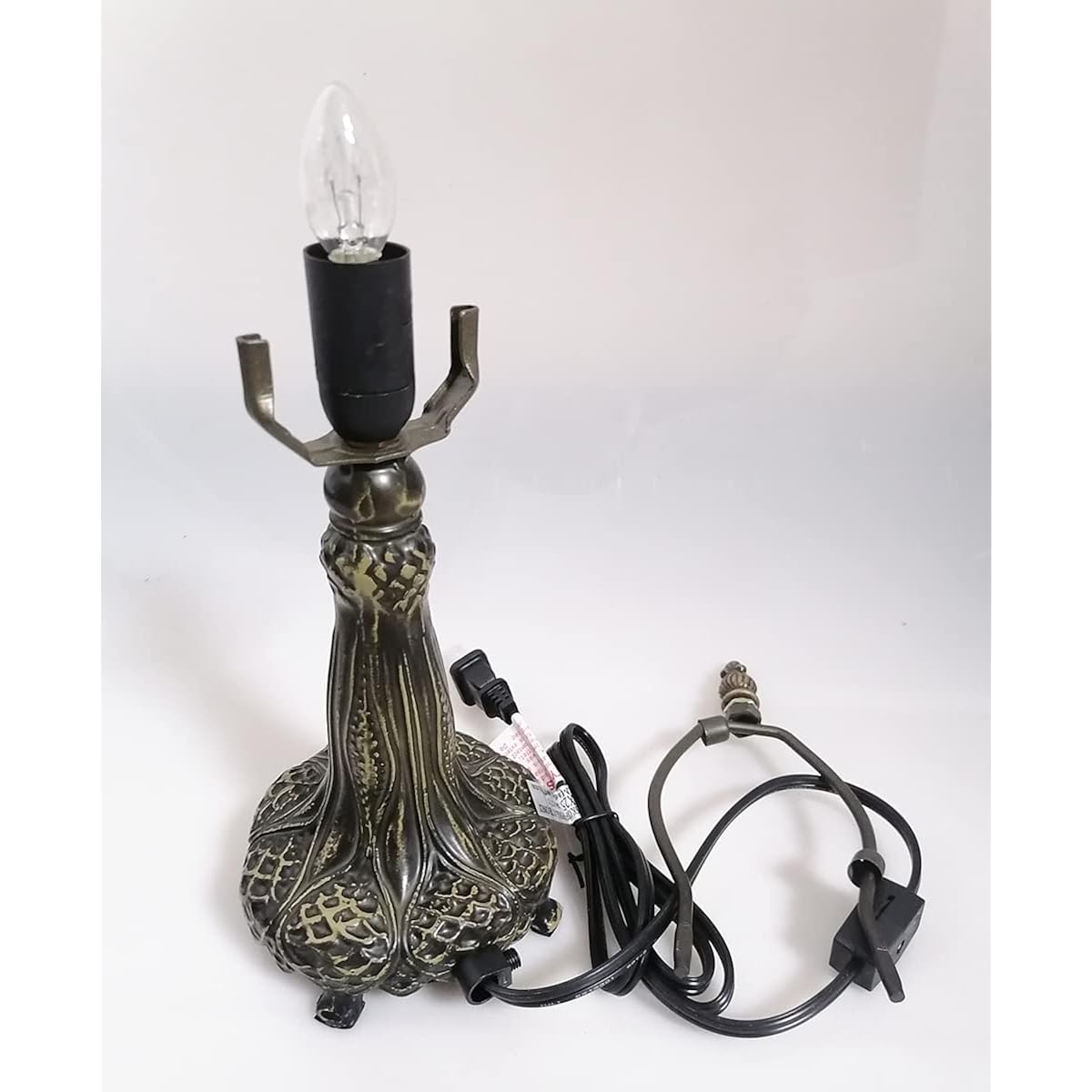 Huimeiju Hmj8033 Metal Base With Diameter 8 Inch Table Lamp Glass Lampshade