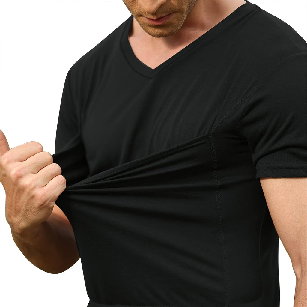 Mens Dad Shirts Baby Carrier Shirt Short Sleeve Skin To Skin New Dad Gifts T-Shirt With Pocket