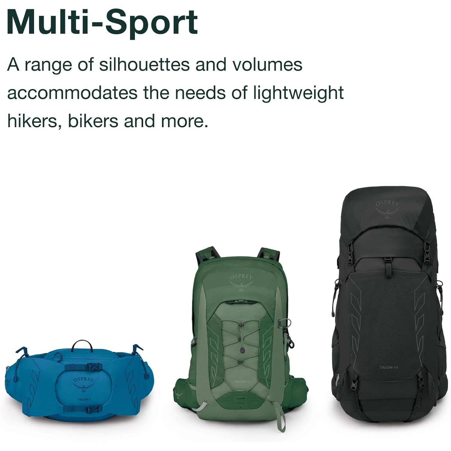 Osprey Talon 22L Men'S Lightweight Hiking Backpack - Small Daypack For Travel & Camping, Black/Coal Grey