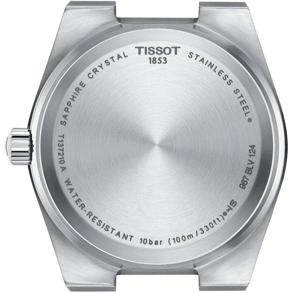 Tissot Unisex Tissot Prx 35Mm 316L Stainless Steel Case Quartz Watch, Grey, Stainless Steel, 11 (T1372101135100)