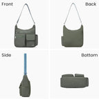 CLUCI Travel Purses for Women, Waterproof Nylon Crossbody Bags for Woman Trendy, Anti Theft Shoulder Handbags for Ladies