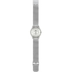 Swatch Skin Classic Biosourced Unisex Watch Casual Plastic Grey Quartz Waterproof Metal Knit
