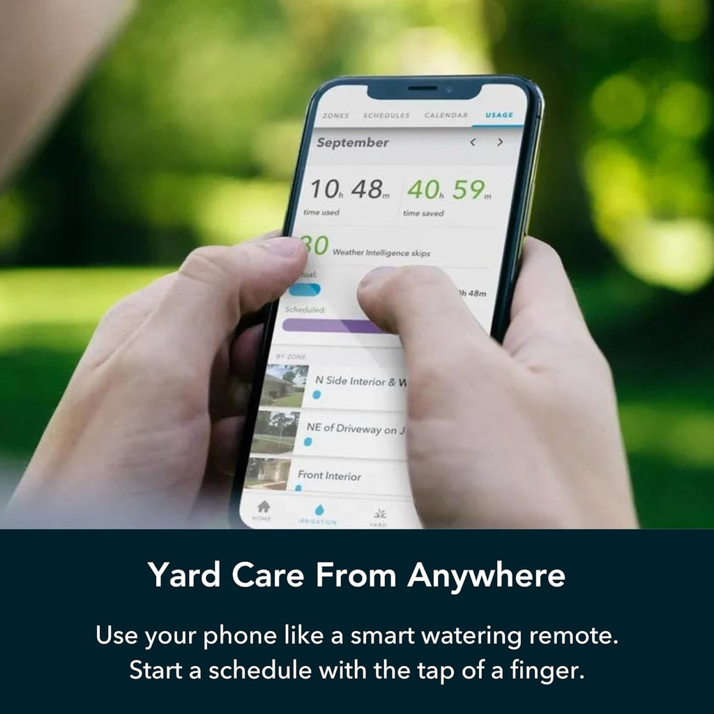 Rachio Wifi Smart Sprinkler Controller (8-Zone Irrigation Remote Control) – App-Based Scheduling, Local Weather Intelligence, Rain Skips, Easy Diy Install