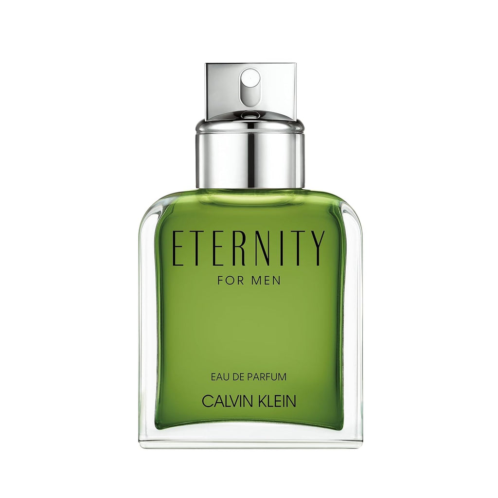 Calvin Klein Eternity Eau de Parfum – Woody Men's Cologne – With Notes of Sage, Cypress & Suede Accord – Long Lasting Fragrance