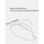MakeMeChic Women's Straw Foldable Hat Floppy Sun Protection Foldable Summer Cap Khaki