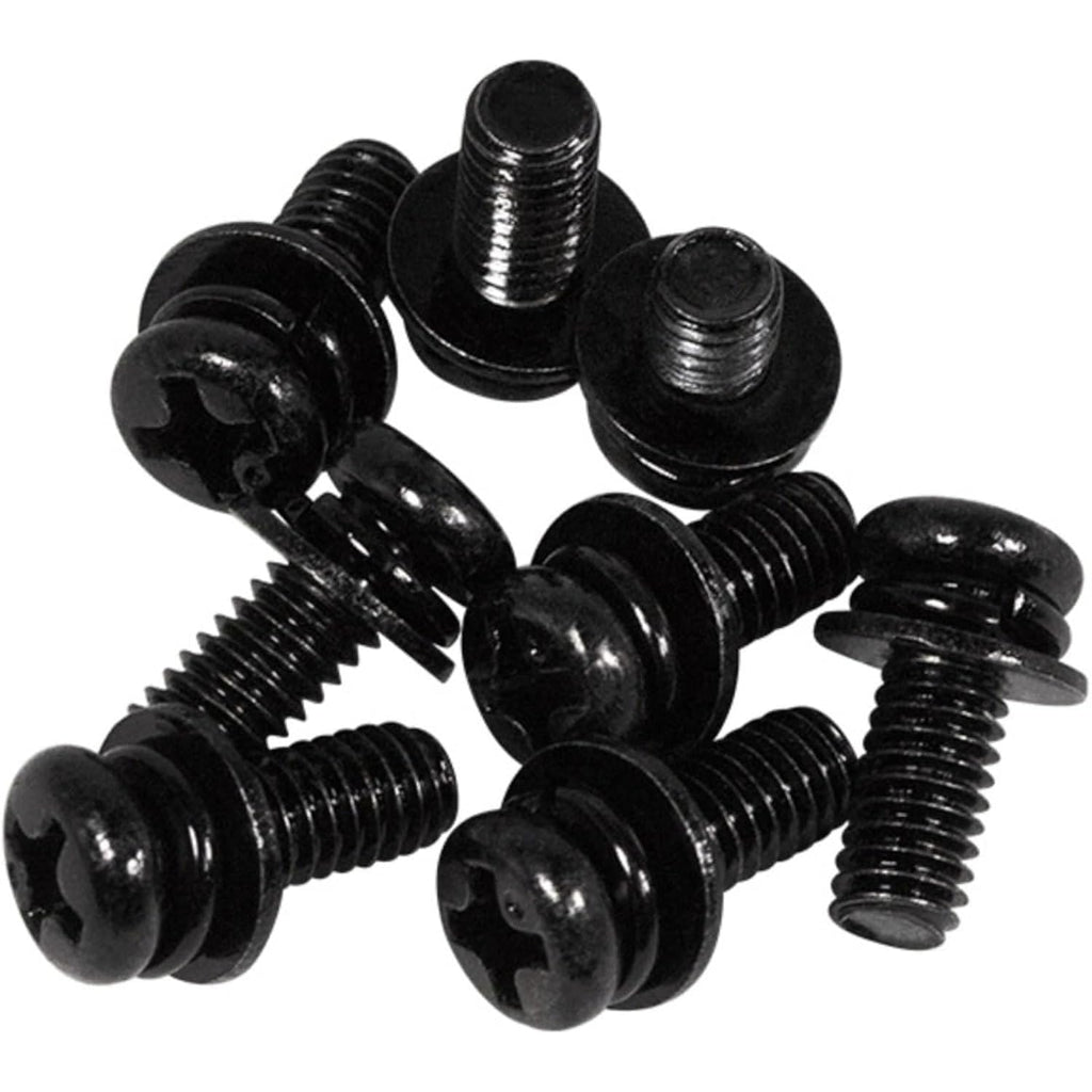 20 Pcs Vesa Screws, Vesa Compatible M4X10Mm Tv/Monitor Wall Mount Screws For 75X75Mm And 100X100Mm Brackets. Phillips Head M4 X 10Mm Black With Washers