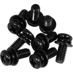 20 Pcs Vesa Screws, Vesa Compatible M4X10Mm Tv/Monitor Wall Mount Screws For 75X75Mm And 100X100Mm Brackets. Phillips Head M4 X 10Mm Black With Washers
