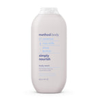 Method Body Wash, Simply Nourish - Leaves Skin Feeling Soft & Moisturized, Made Without Parabens, Notes Of Coconut, Rice Milk & Shea Butter, 18 Fl Oz