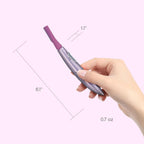 Panasonic Women’s Facial Hair Remover and Eyebrow Trimmer with Pivoting Head, Includes 2 Gentle Blades for Brow and Face and 2 Eyebrow Trim Attachments, Battery-Operated – ES2113PC