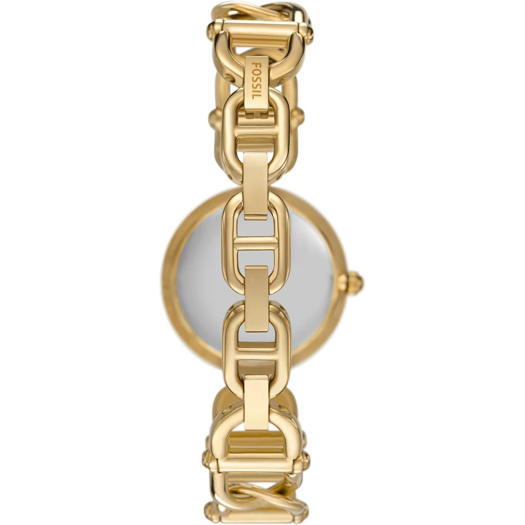 Fossil Women's Watch and Bracelet Set, Carlie Three-Hand Stainless Steel Watch for Women and Bracelet Set