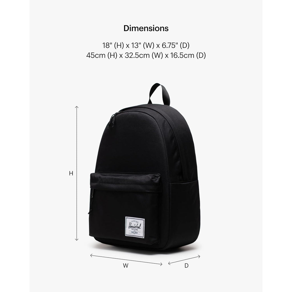 Herschel Supply Co. Classic Backpack, Black, Xl - 30L
