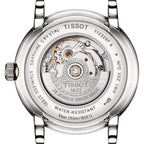 Tissot Womens Tissot Carson Premium Lady Automatic 316L Stainless Steel Case Automatic Watch, Black, Leather, 15 (T1222071603601)