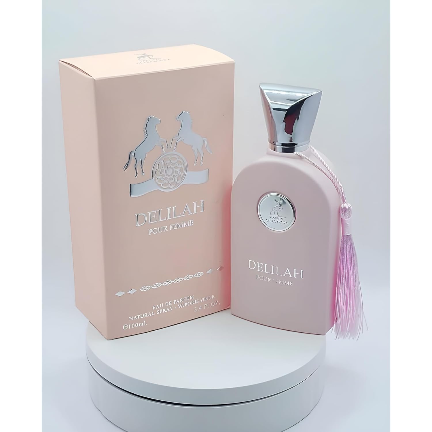 Lattafa Maison Alhambra Delilah Pour Femme Eau de Parfum Spray for Women, 3.4 Ounce / 100 ml