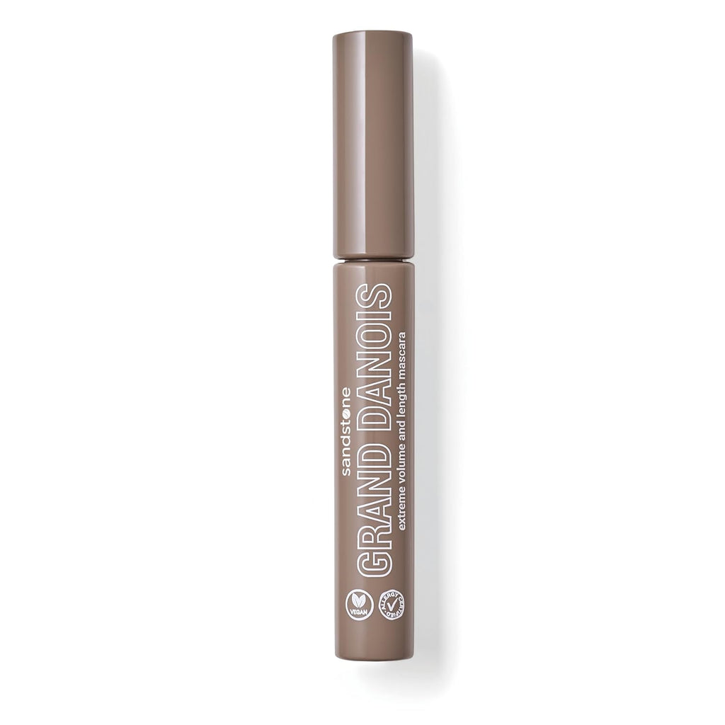 Sandstone Scandinavia Hypoallergenic Mascara For Sensitive Eyes (Black) | Smudge-Proof & Sweat-Resistant, Lengthening & Volumizing, Vegan, Fragrance-Free