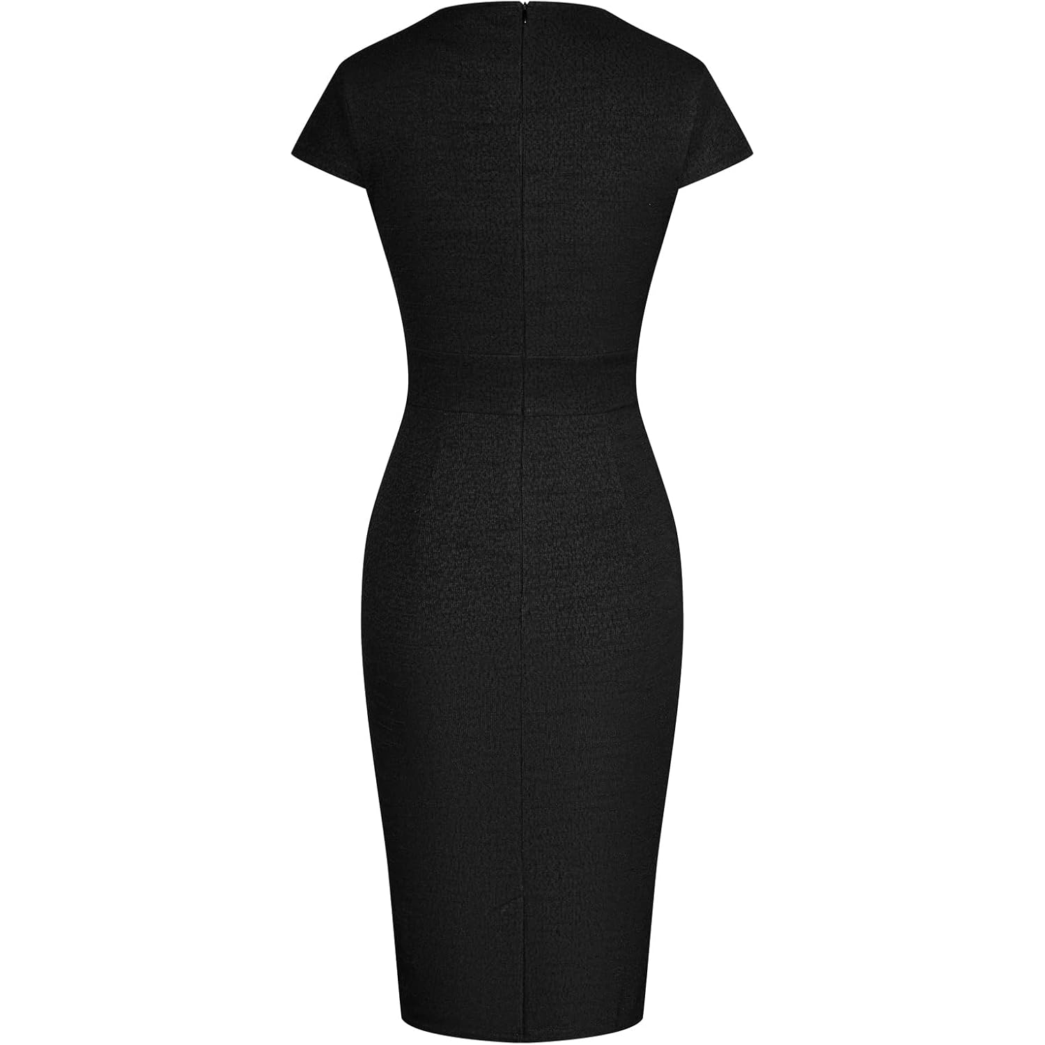 Women's Gorgeous Pencil Dress Cap Sleeve Tweed Pencil Dress for Work