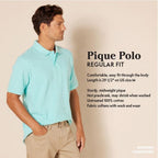 Amazon Essentials Men'S Regular-Fit Short Sleeve Cotton Pique Polo Shirt (Available In Big & Tall)