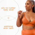 Dove Shower Body Oil Wash For Women, 14.2 Oz | Ultra Moisturizing Oil-To-Lather Body Wash That Helps Soothe Dry, Itchy Skin And Support The Skin Barrier