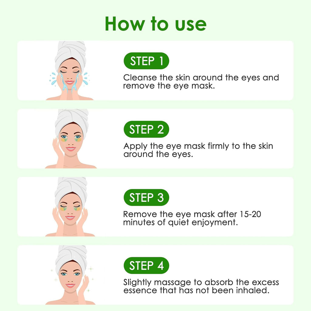 Gold Cucumber Under Eye Patches - 60 Pcs Hydrogel Eye Mask For Dark Circles & Wrinkles, With Collagen, Hyaluronic Acid & Castor Oil - Hydrating & Smoothing Treatment Gift Set For Men & Women