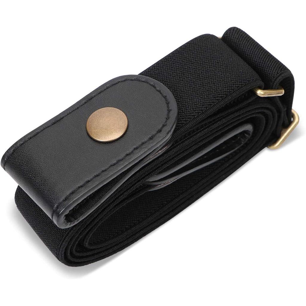 SUOSDEY No Buckle Elastic Stretch Belts for Men and Women, Comfortable Invisible Belts for Jeans Pants