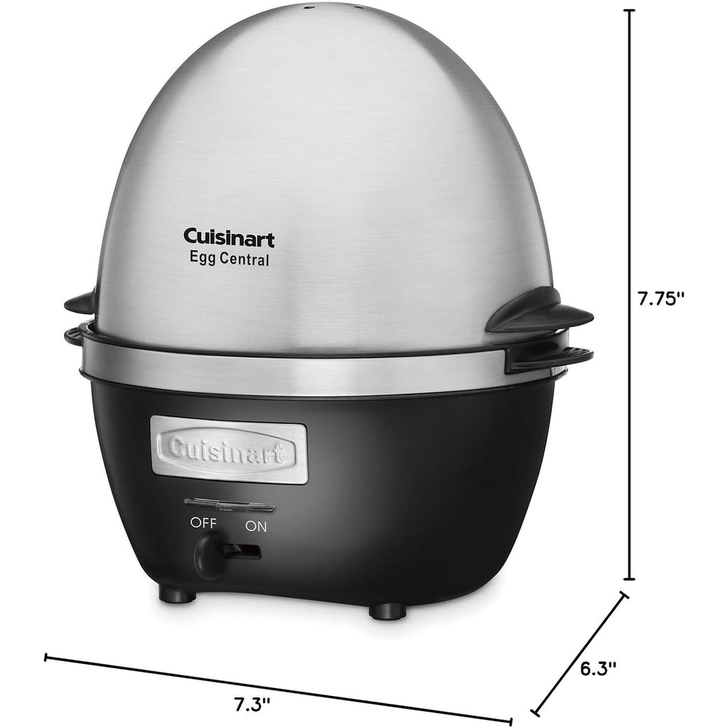 Cuisinart Cec-10 Egg Central Egg Cooker, Brushed Stainless Steel