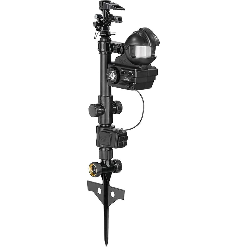 Orbit Yard Enforcer Motion-Activated Sprinkler - Outdoor Animal Repeller & Lawn Protector - Motion Sensor - Multi-Angle Detection - Weatherproof Dual-Purpose Sprinkler - 62100