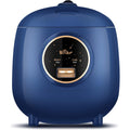 Bear Mini Rice Cooker, 2-Cup Uncooked, Nonstick, Keep Warm, Bpa Free, Blue | Portable 1.2L Nonstick Small Rice Cooker For Travel, Dorm, Single Serve, One-Touch Operation, Removable Pot, Auto Keep Warm