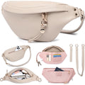 Anti Pickpocket Bag - Ivory Rfid Crossbody Bag For Travel, Adjustable Strap Multiple Compartments Anti Theft Crossbody Bags For Women Travel Size Essentials Crossbody Bags For Women Large Size